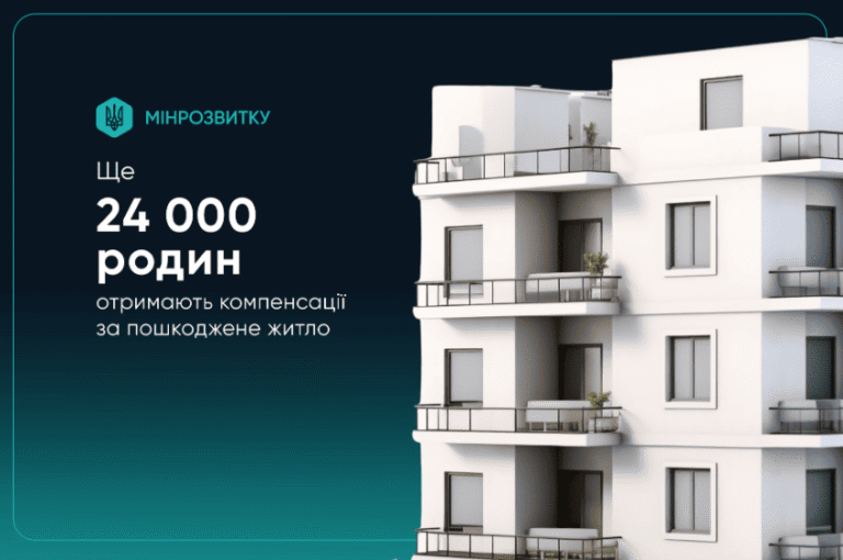 Ще $84 млн залучено для виплати компенсацій за пошкоджене житло в Україні